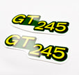Replacement Vinyl Decal Set For GT245 Lawn Tractor Hood, stickers Handmade