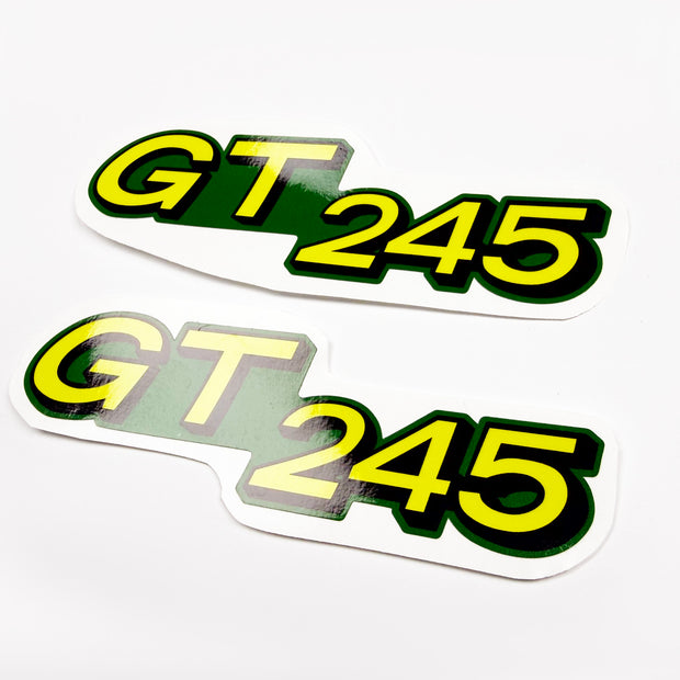 Replacement Vinyl Decal Set For GT245 Lawn Tractor Hood, stickers Handmade
