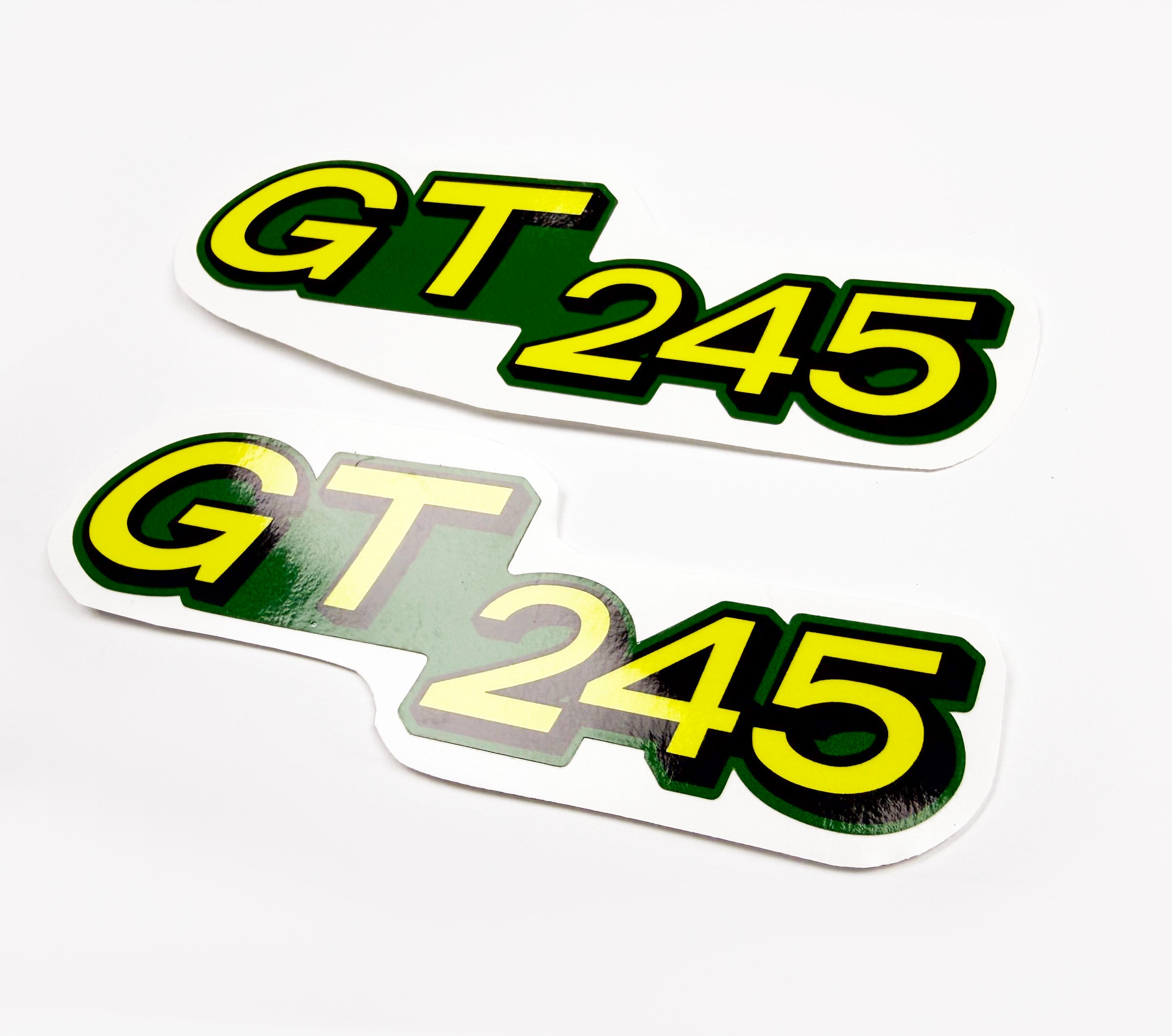 Replacement Vinyl Decal Set For GT245 Lawn Tractor Hood, stickers Handmade