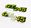 Replacement Vinyl Decal Set For GT245 Lawn Tractor Hood, stickers Handmade