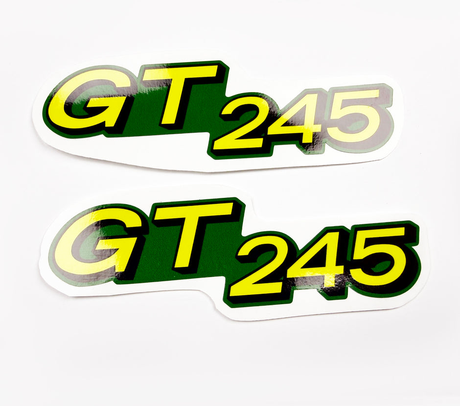 Replacement Vinyl Decal Set For GT245 Lawn Tractor Hood, stickers Handmade