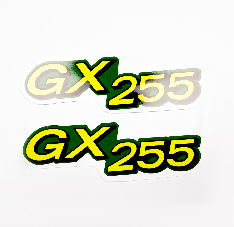 Replacement Vinyl Decal Set For GX255 Lawn Tractor Hood, stickers Handmade