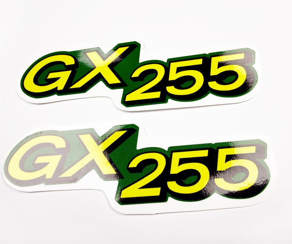 Replacement Vinyl Decal Set For GX255 Lawn Tractor Hood, stickers Handmade