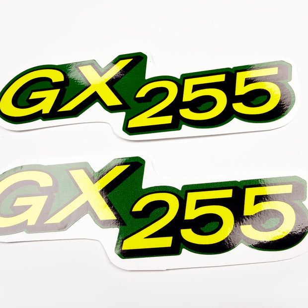 Replacement Vinyl Decal Set For GX255 Lawn Tractor Hood, stickers Handmade