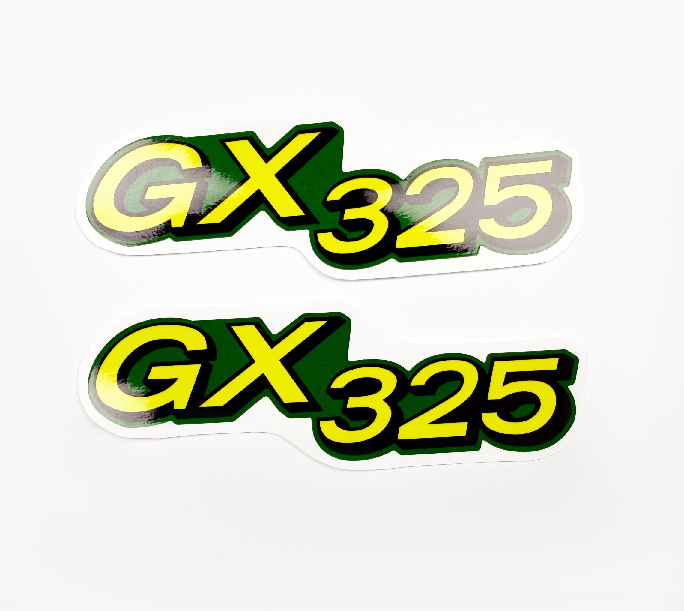 Replacement Vinyl Decal Set For GX325 Lawn Tractor Hood, stickers Handmade