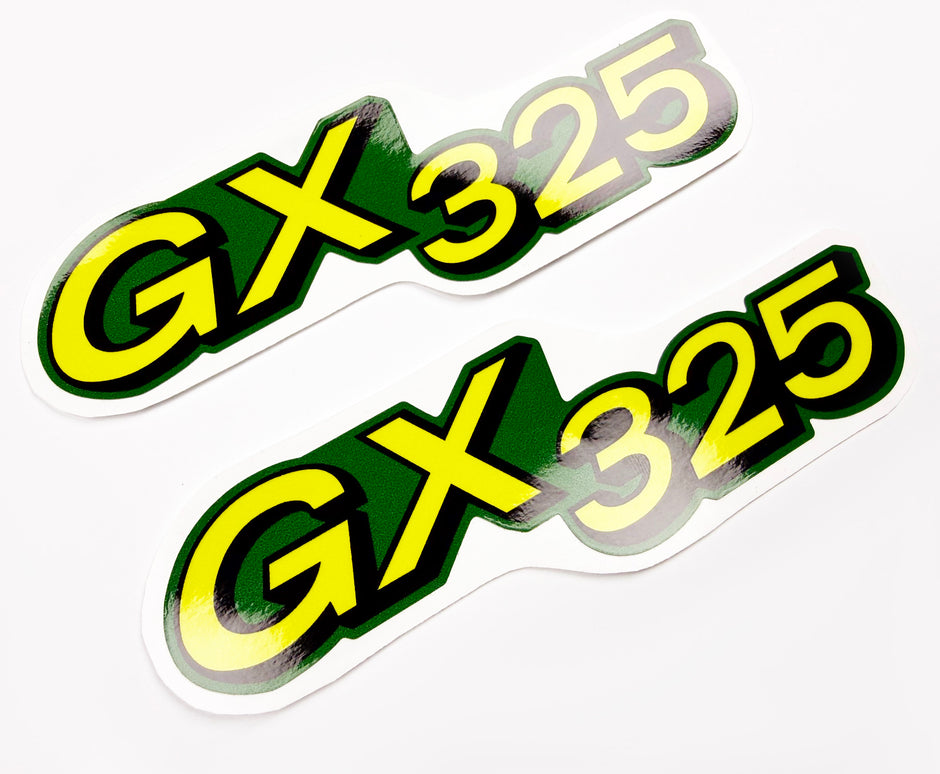 Replacement Vinyl Decal Set For GX325 Lawn Tractor Hood, stickers Handmade