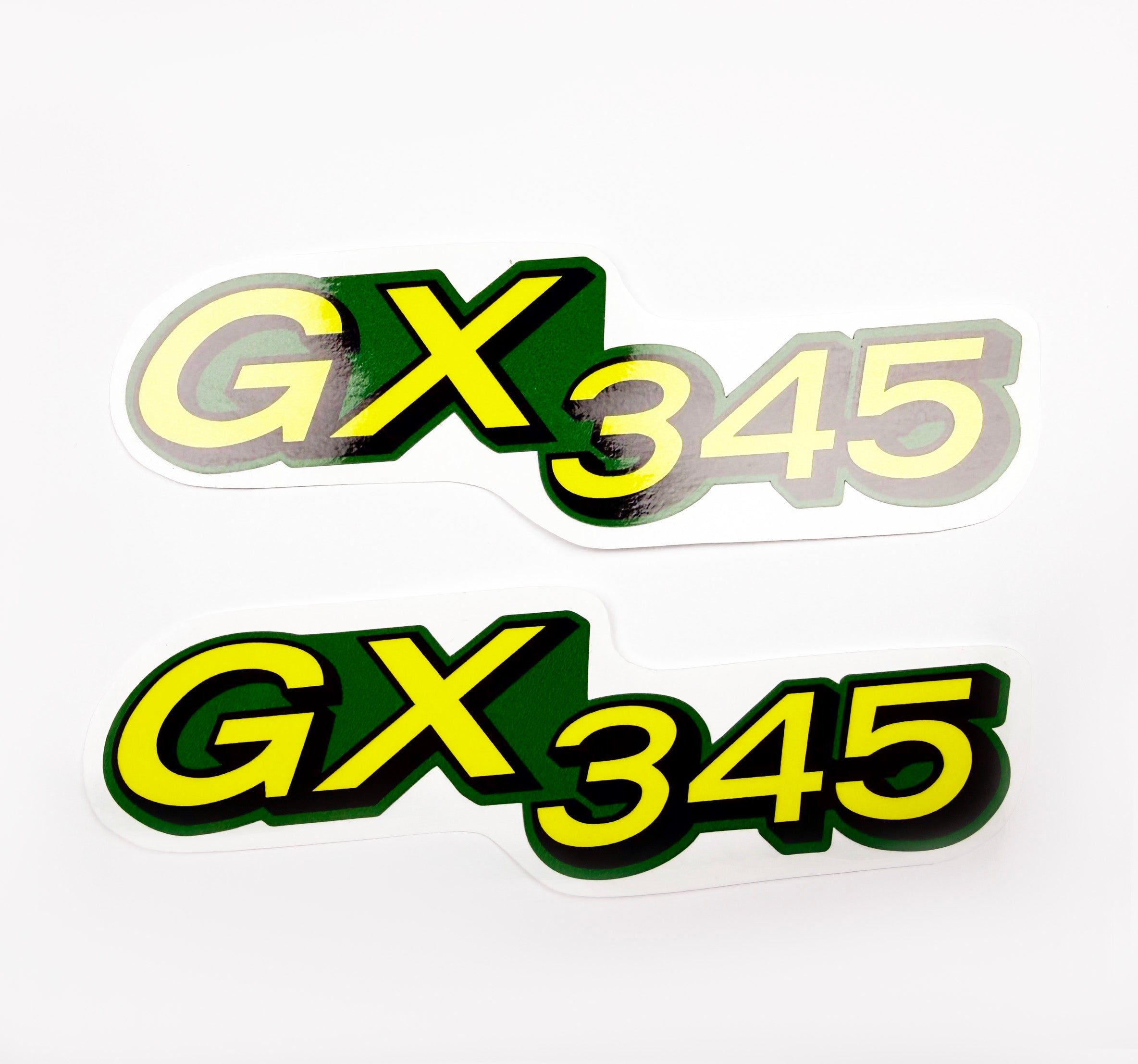Replacement Vinyl Decal Set For GX345 Lawn Tractor Hood, stickers Handmade
