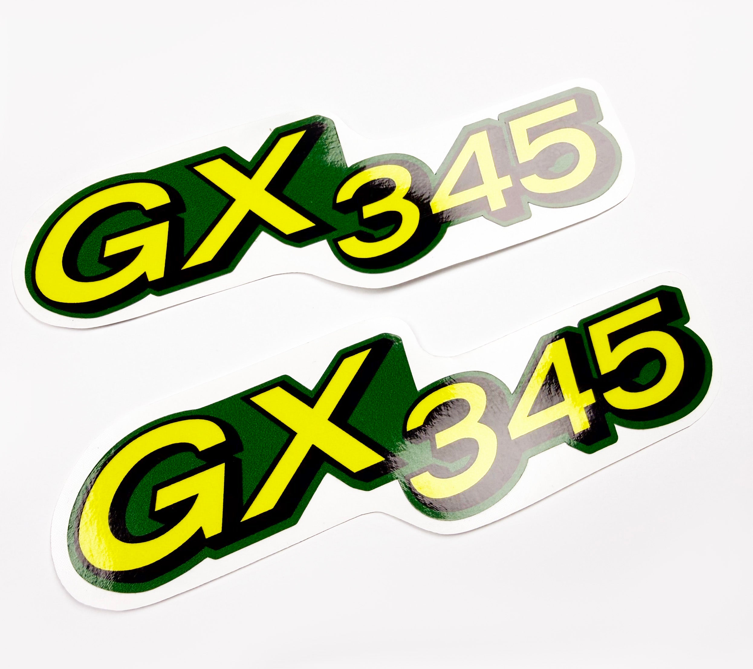 Replacement Vinyl Decal Set For GX345 Lawn Tractor Hood, stickers Handmade