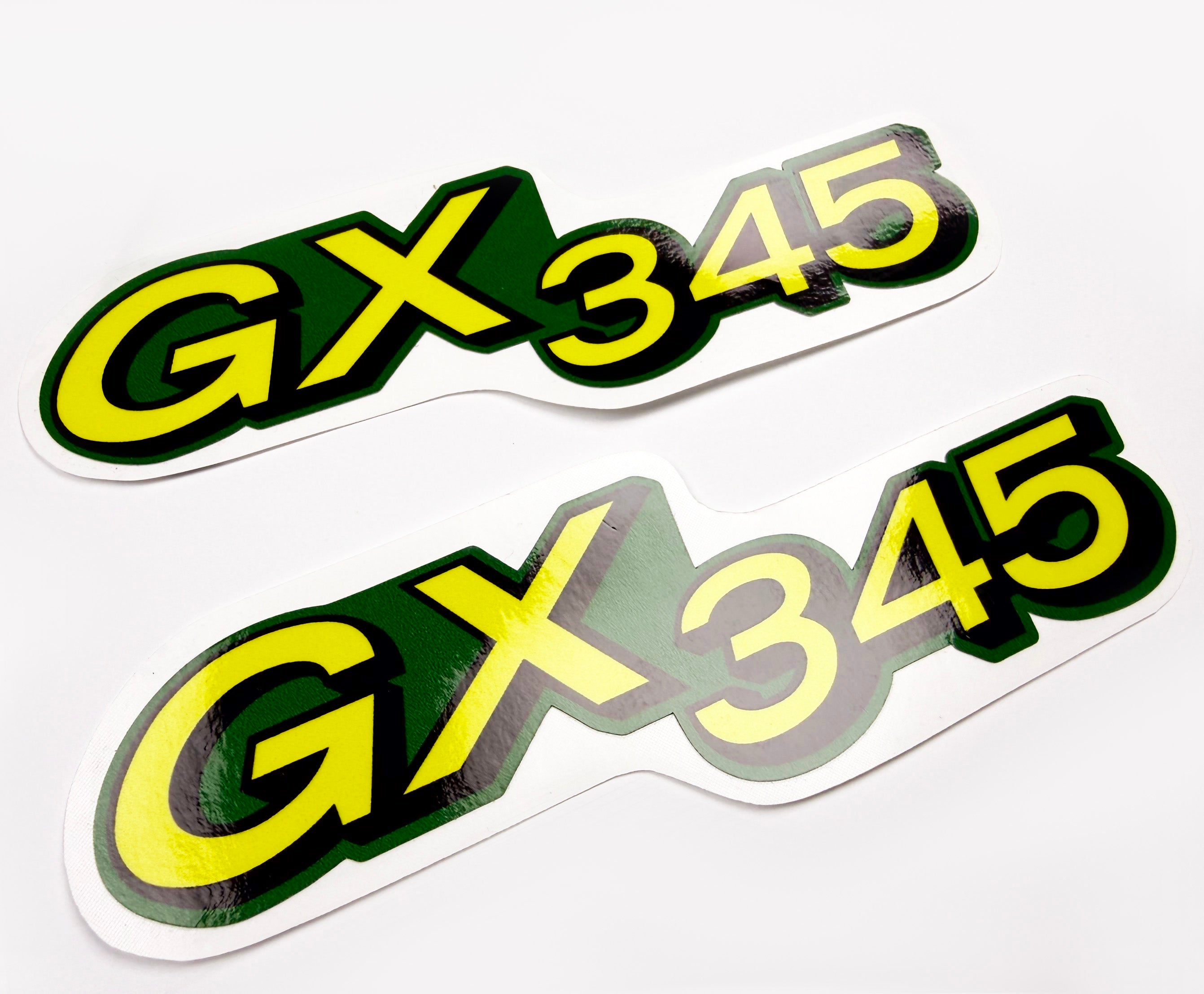 Replacement Vinyl Decal Set For GX345 Lawn Tractor Hood, stickers Handmade