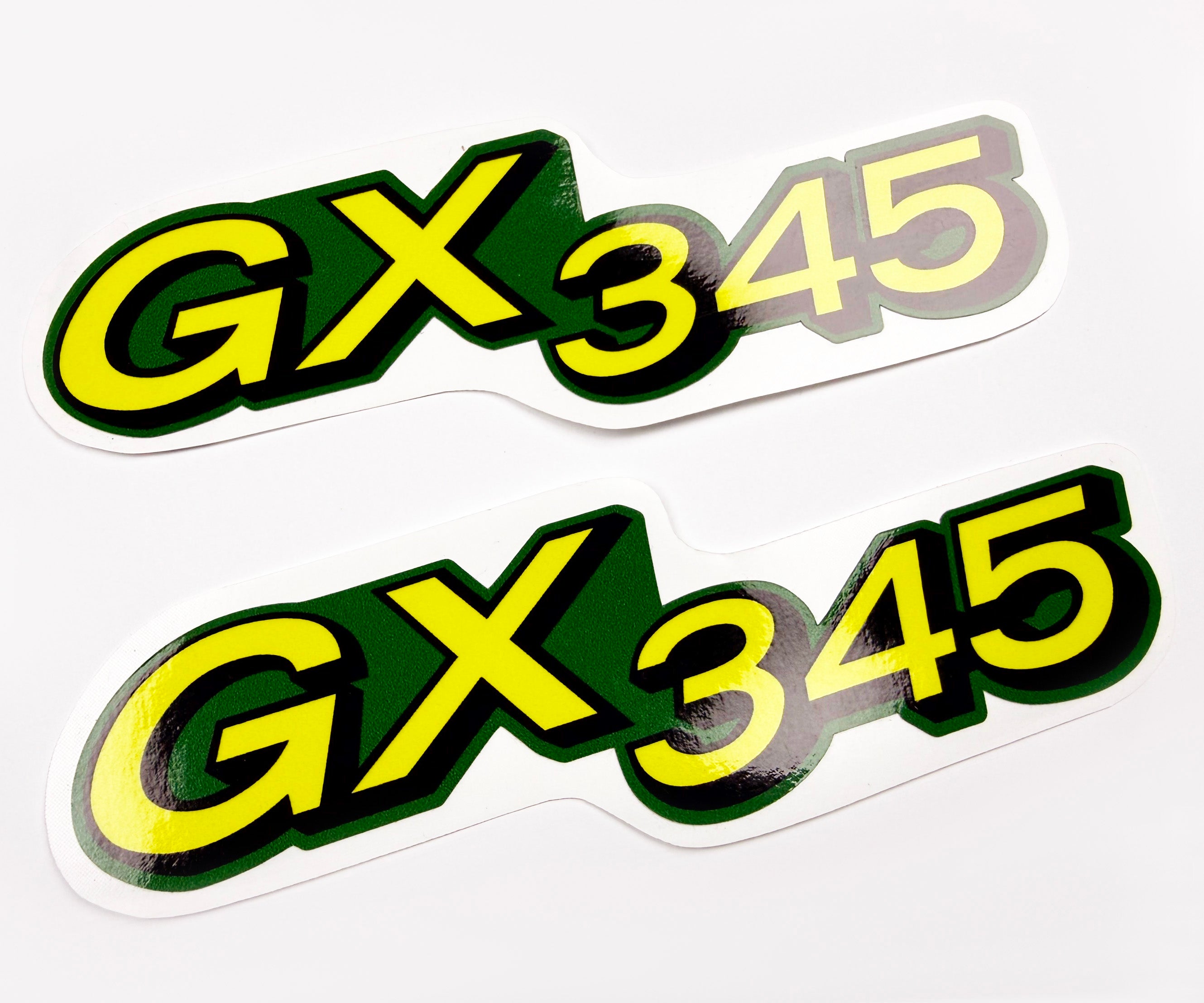 Replacement Vinyl Decal Set For GX345 Lawn Tractor Hood, stickers Handmade