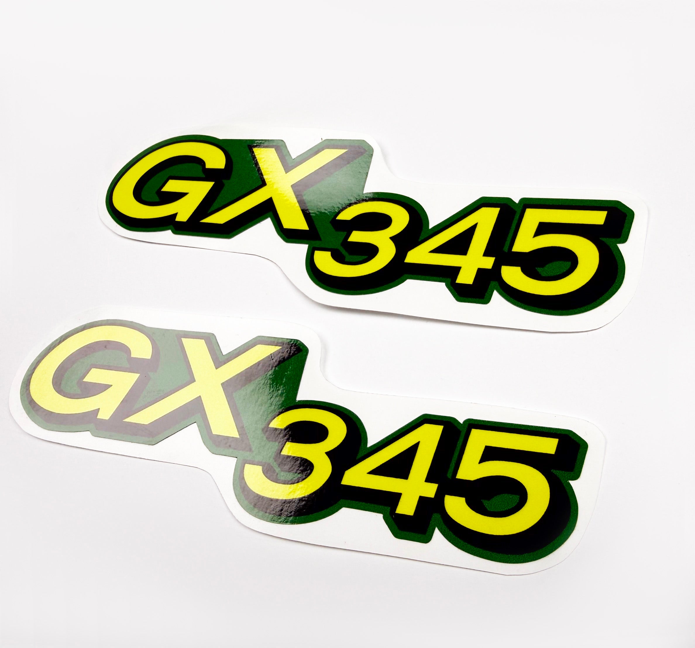 Replacement Vinyl Decal Set For GX345 Lawn Tractor Hood, stickers Handmade