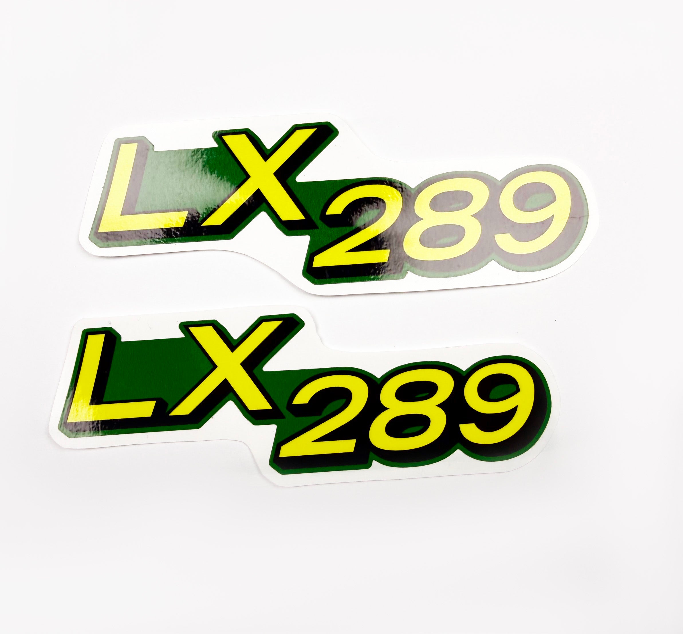 Replacement Vinyl Decal Set For LX289 Lawn Tractor Hood, stickers Handmade