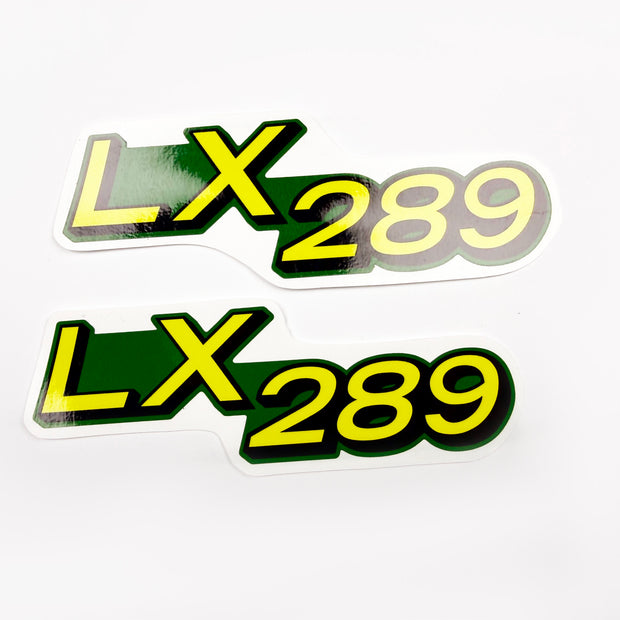 Replacement Vinyl Decal Set For LX289 Lawn Tractor Hood, stickers Handmade