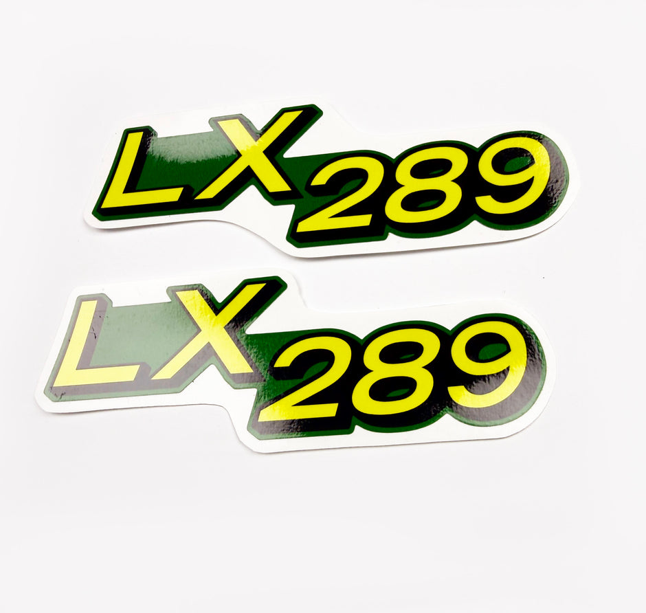Replacement Vinyl Decal Set For LX289 Lawn Tractor Hood, stickers Handmade