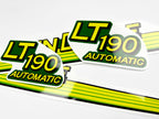 Replacement Vinyl Decal Set For LT 190 Lawn Tractor Hood, stickers set  Lawn Tractor Hood Handmade