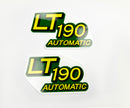 Replacement Vinyl Decal Set For LT190 Lawn Tractor Hood, stickers Handmade