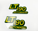 Replacement Vinyl Decal Set For LT190 Lawn Tractor Hood, stickers Handmade