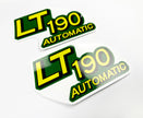 Replacement Vinyl Decal Set For LT190 Lawn Tractor Hood, stickers Handmade