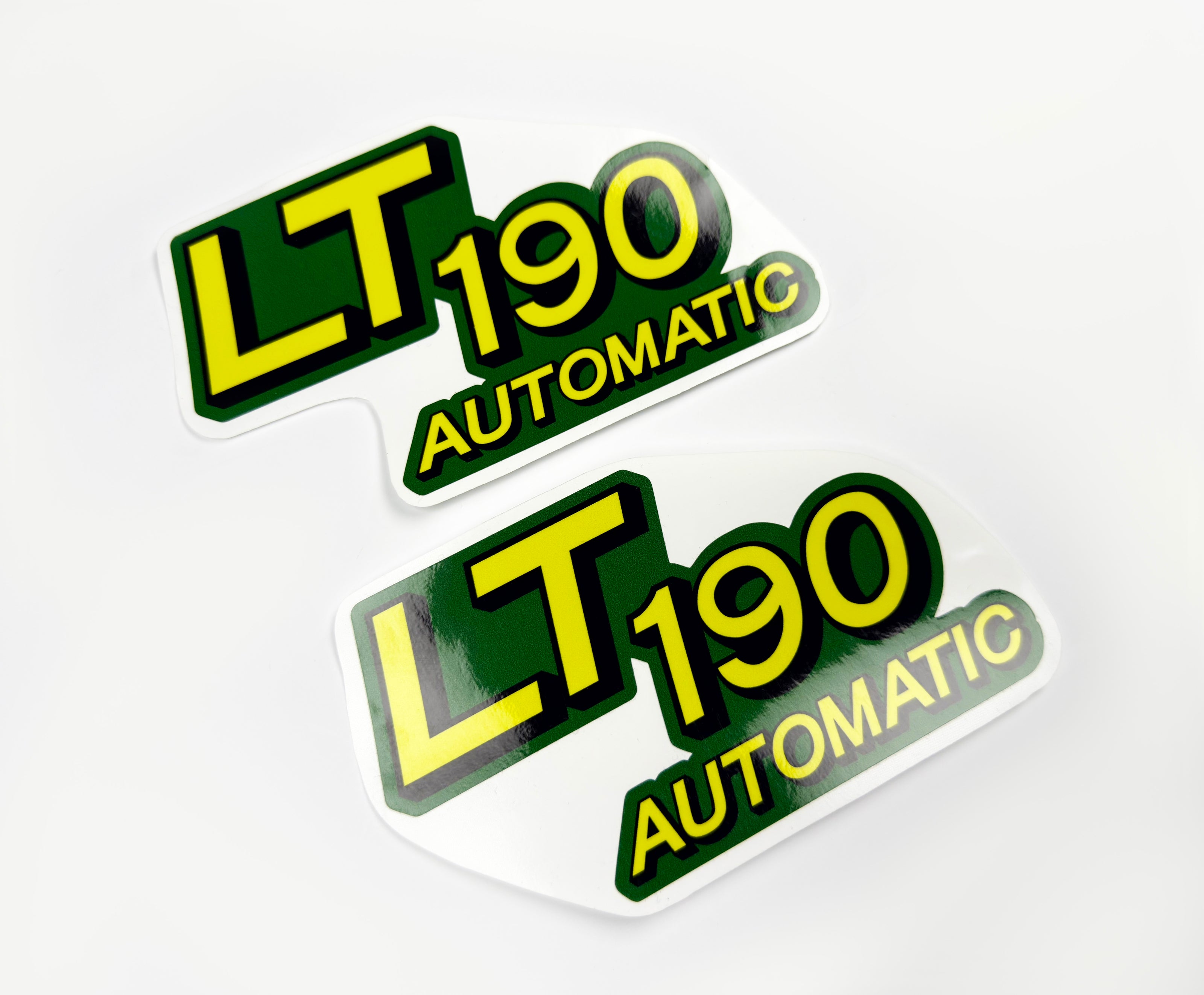 Replacement Vinyl Decal Set For LT190 Lawn Tractor Hood, stickers Handmade