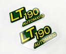 Replacement Vinyl Decal Set For LT190 Lawn Tractor Hood, stickers Handmade