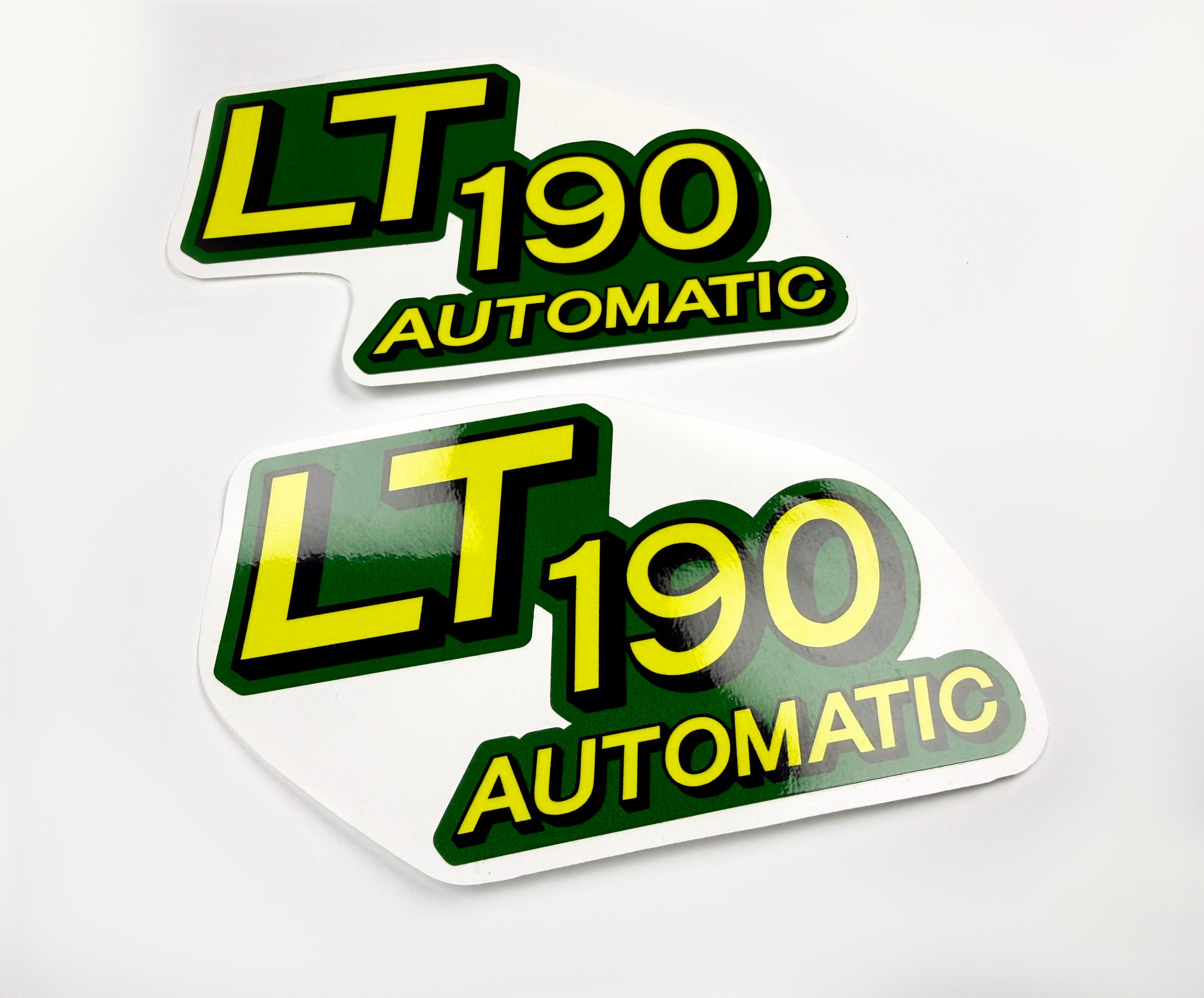 Replacement Vinyl Decal Set For LT190 Lawn Tractor Hood, stickers Handmade
