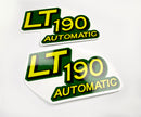 Replacement Vinyl Decal Set For LT190 Lawn Tractor Hood, stickers Handmade