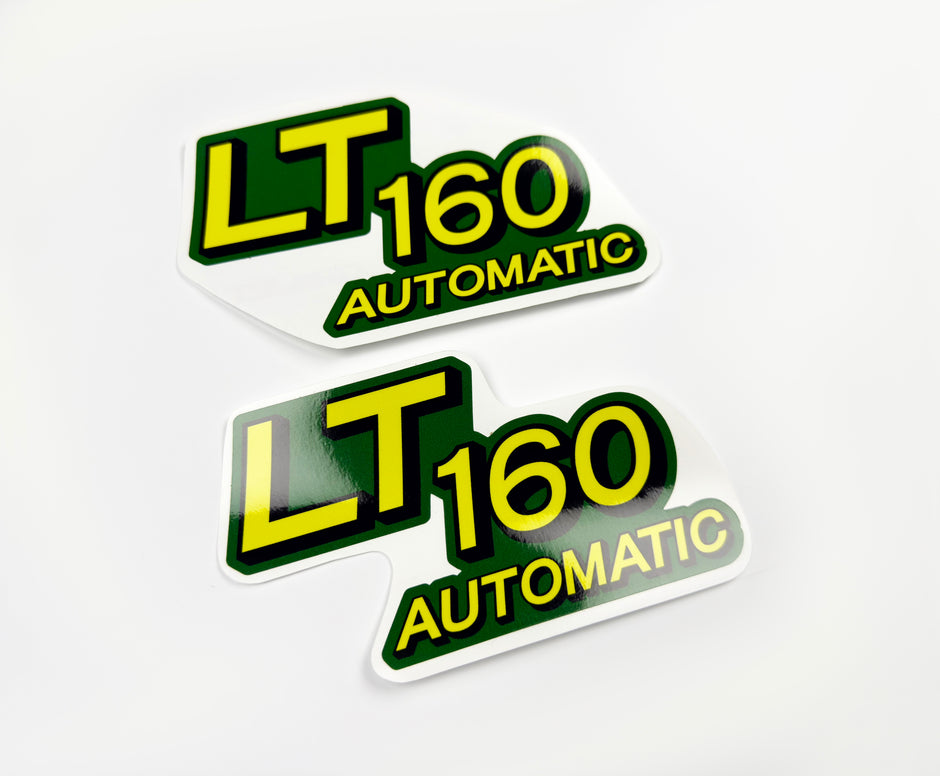 Replacement Vinyl Decal Set For LT160 Lawn Tractor Hood sticker handmade