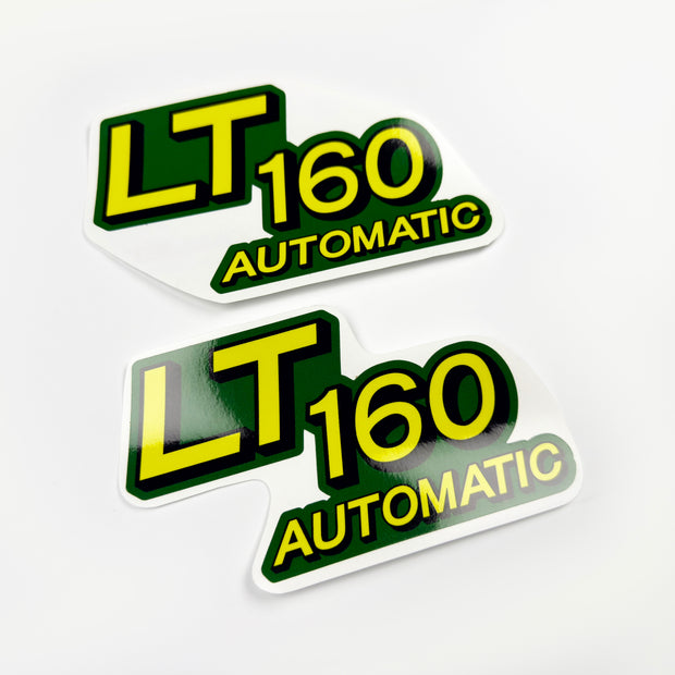 Replacement Vinyl Decal Set For LT160 Lawn Tractor Hood sticker handmade