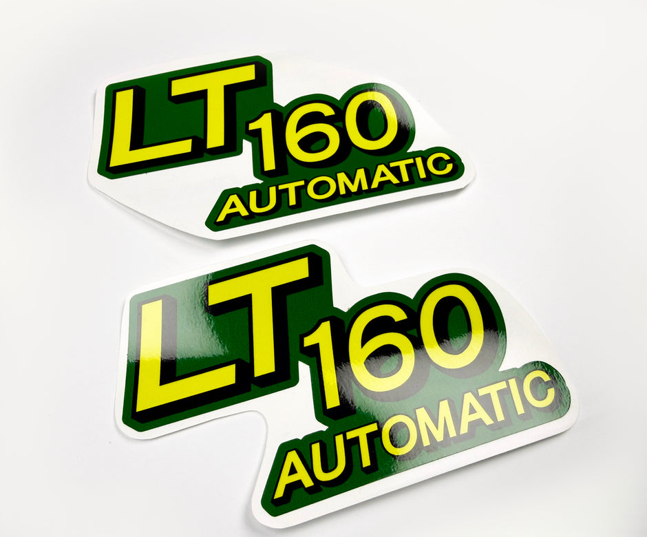 Replacement Vinyl Decal Set For LT160 Lawn Tractor Hood sticker handmade