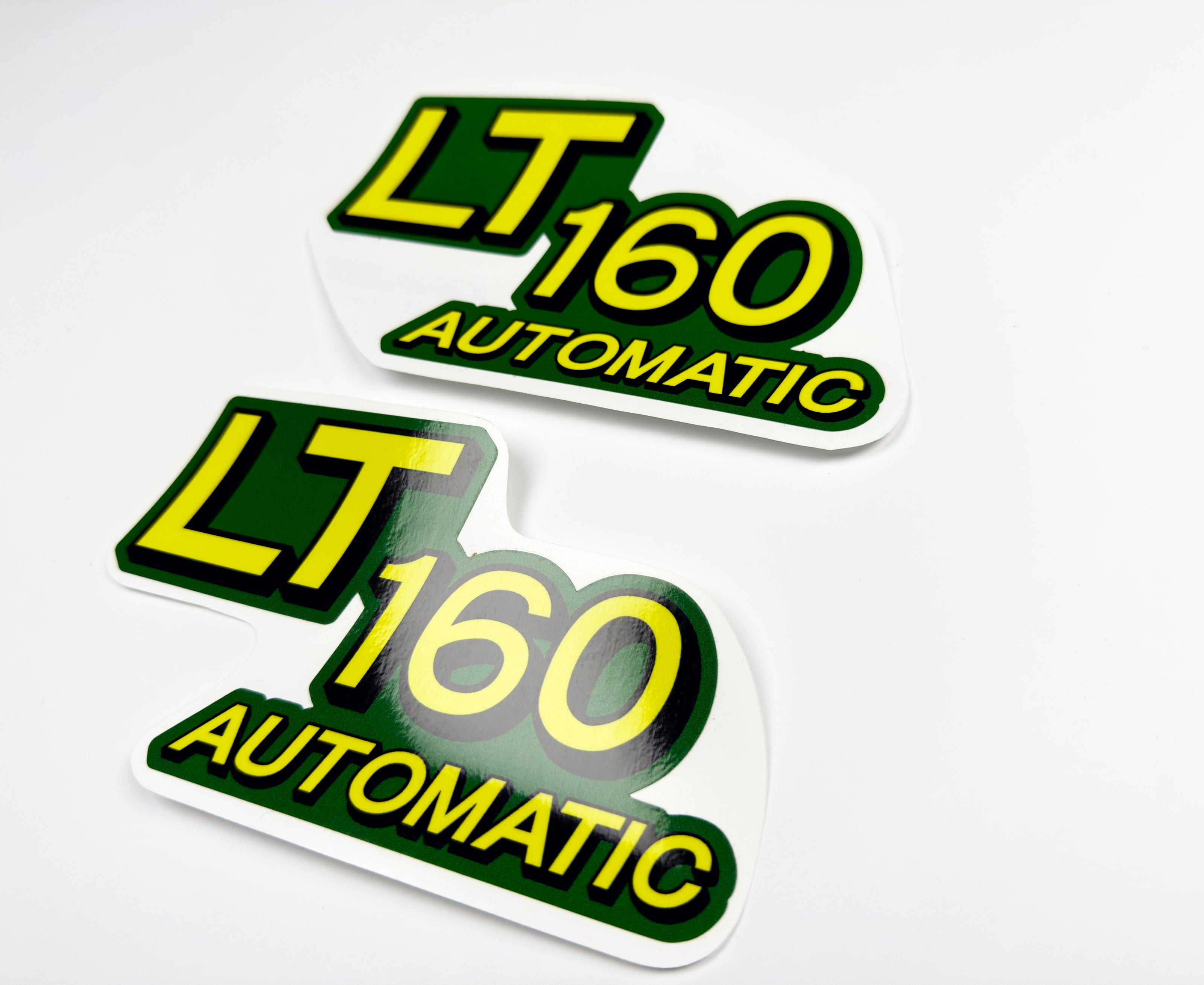 Replacement Vinyl Decal Set For LT160 Lawn Tractor Hood sticker handmade