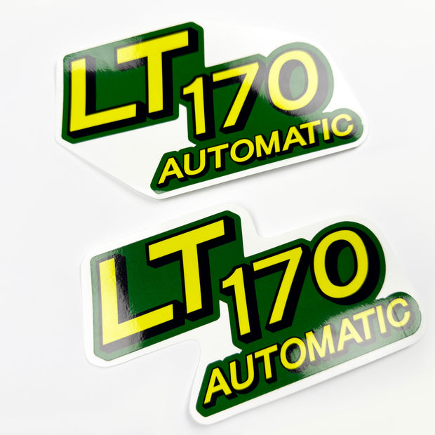 Replacement Vinyl Decal Set For LT170 Lawn Tractor Hood sticker handmade
