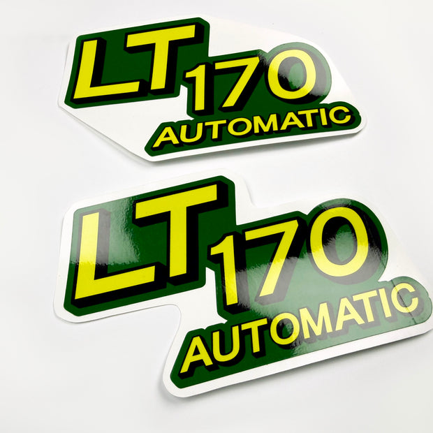 Replacement Vinyl Decal Set For LT170 Lawn Tractor Hood sticker handmade