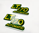 Replacement Vinyl Decal Set For LT170 Lawn Tractor Hood sticker handmade