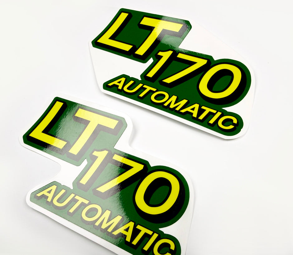 Replacement Vinyl Decal Set For LT170 Lawn Tractor Hood sticker handmade