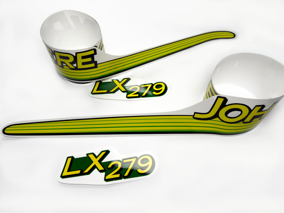 Replacement Vinyl Decal Set For LX 279 Lawn Tractor Hood, stickers set  Lawn Tractor Hood Handmade