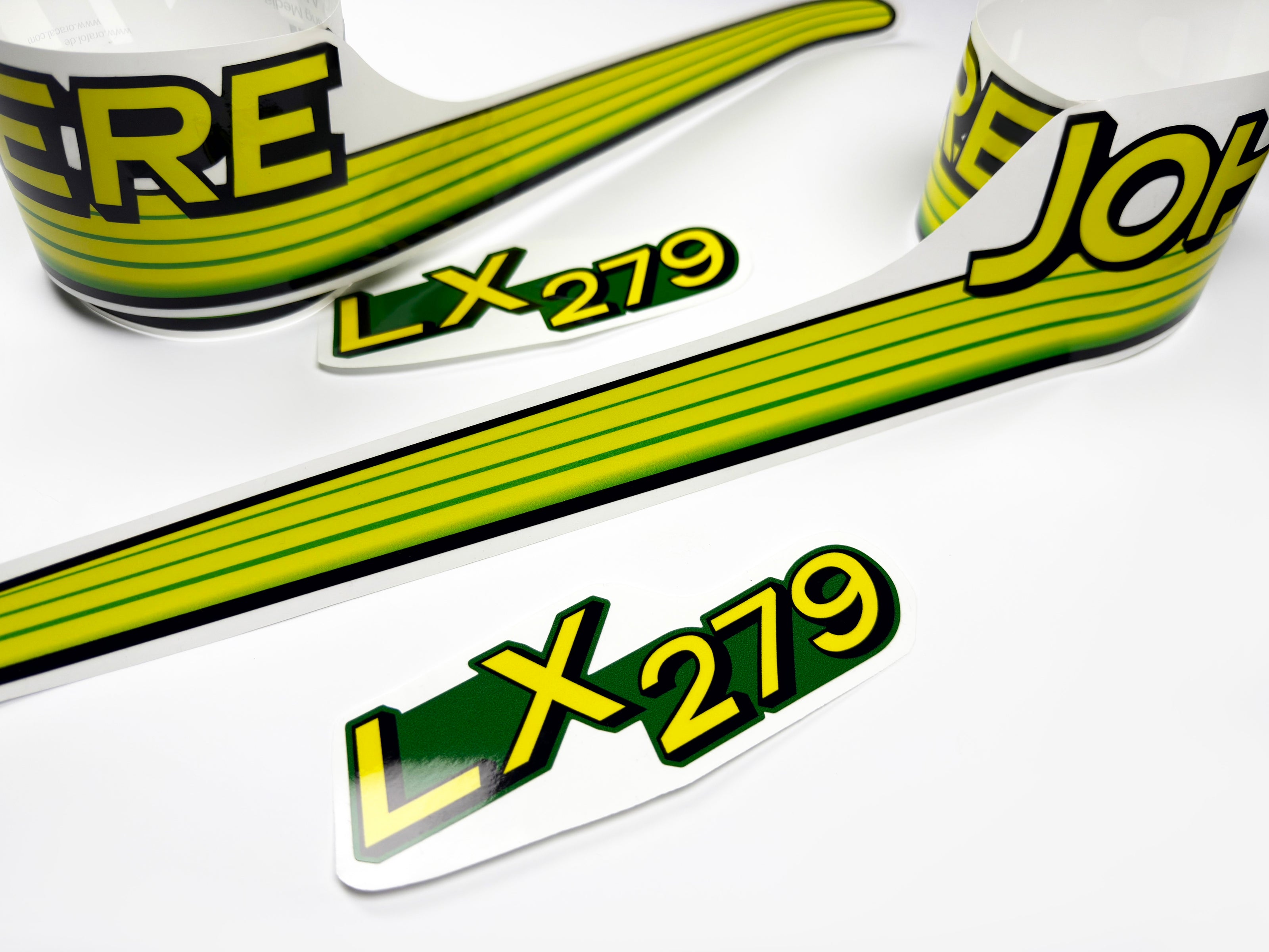 Replacement Vinyl Decal Set For LX 279 Lawn Tractor Hood, stickers set  Lawn Tractor Hood Handmade