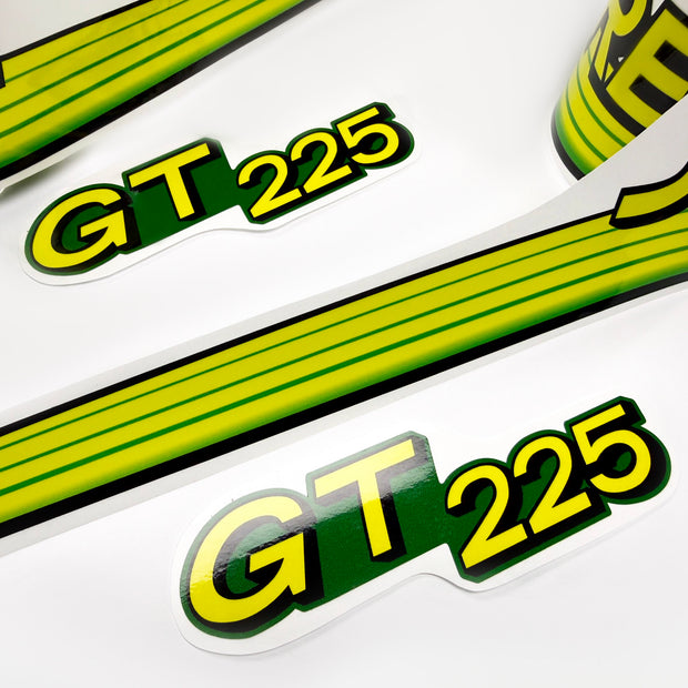 Replacement Vinyl Decal Set For GT 225 Lawn Tractor Hood, stickers Handmade