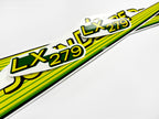 Replacement Vinyl Decal Set For LX 279 Lawn Tractor Hood, stickers set  Lawn Tractor Hood Handmade