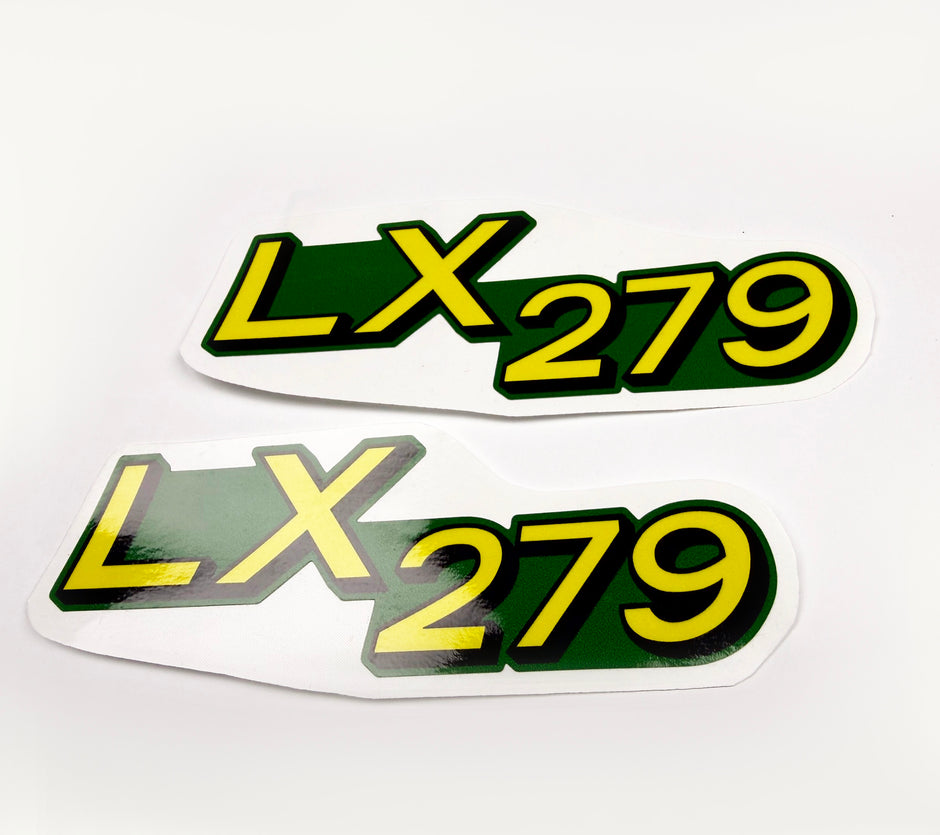 Replacement Vinyl Decal Set For LX279 Lawn Tractor Hood, stickers Handmade
