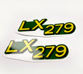 Replacement Vinyl Decal Set For LX279 Lawn Tractor Hood, stickers Handmade