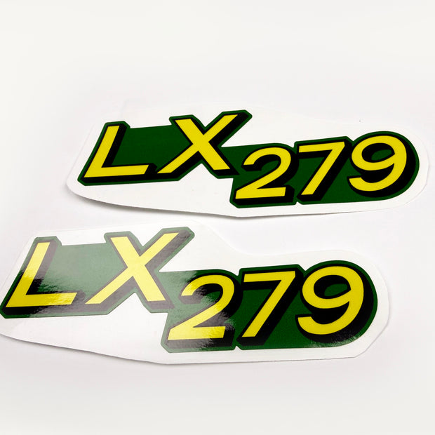 Replacement Vinyl Decal Set For LX279 Lawn Tractor Hood, stickers Handmade