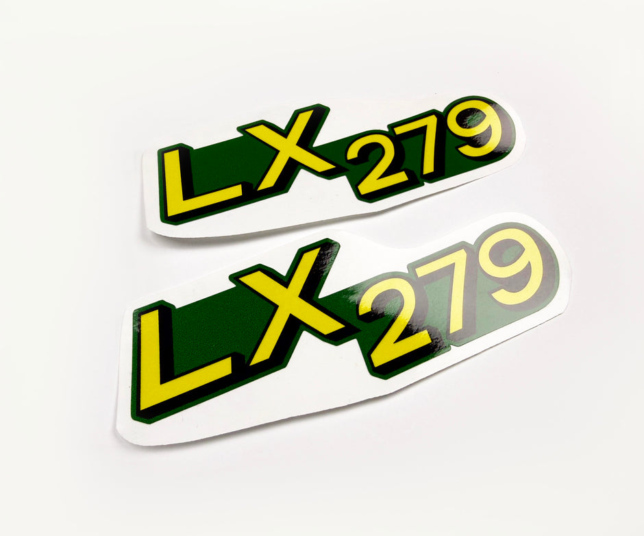 Replacement Vinyl Decal Set For LX279 Lawn Tractor Hood, stickers Handmade