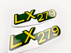 Replacement Vinyl Decal Set For LX279 Lawn Tractor Hood, stickers Handmade