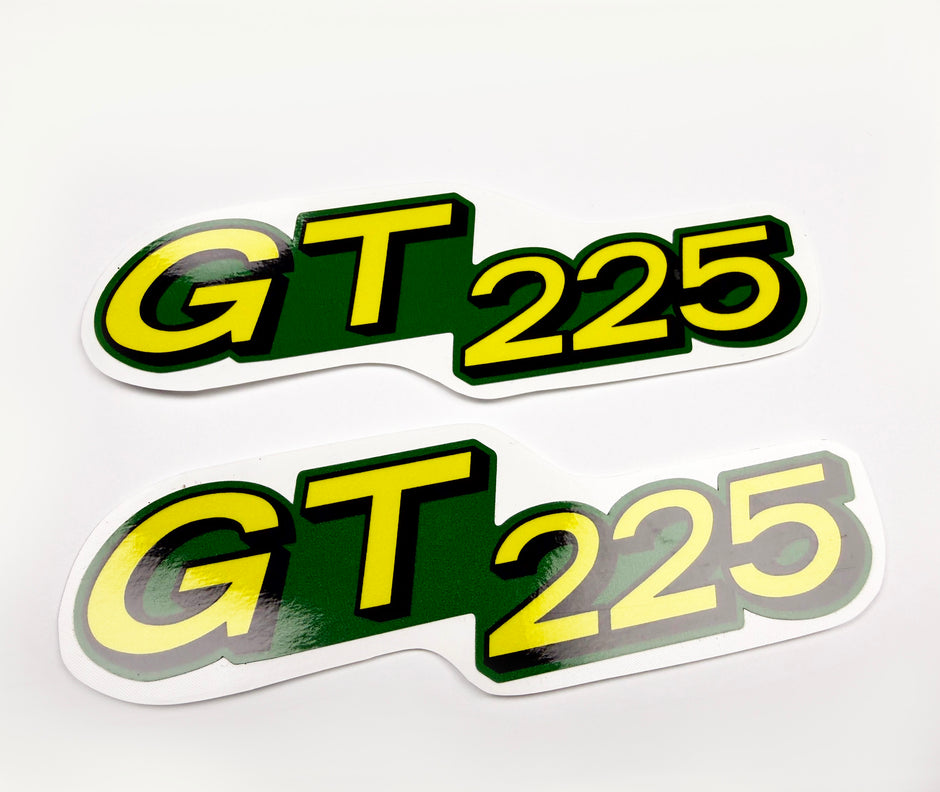 Replacement Vinyl Decal Set For GT225 Lawn Tractor Hood, stickers Handmade