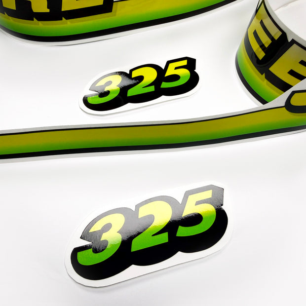 Replacement Vinyl Decal Set For 325 Lawn Tractor Hood, stickers set  Lawn Tractor Hood Handmade