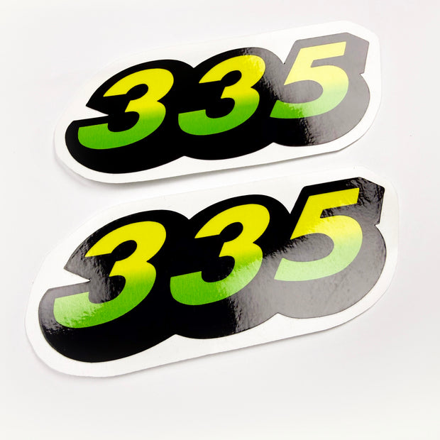 Replacement Vinyl Decal Set For 335 Lawn Tractor Hood, stickers Handmade