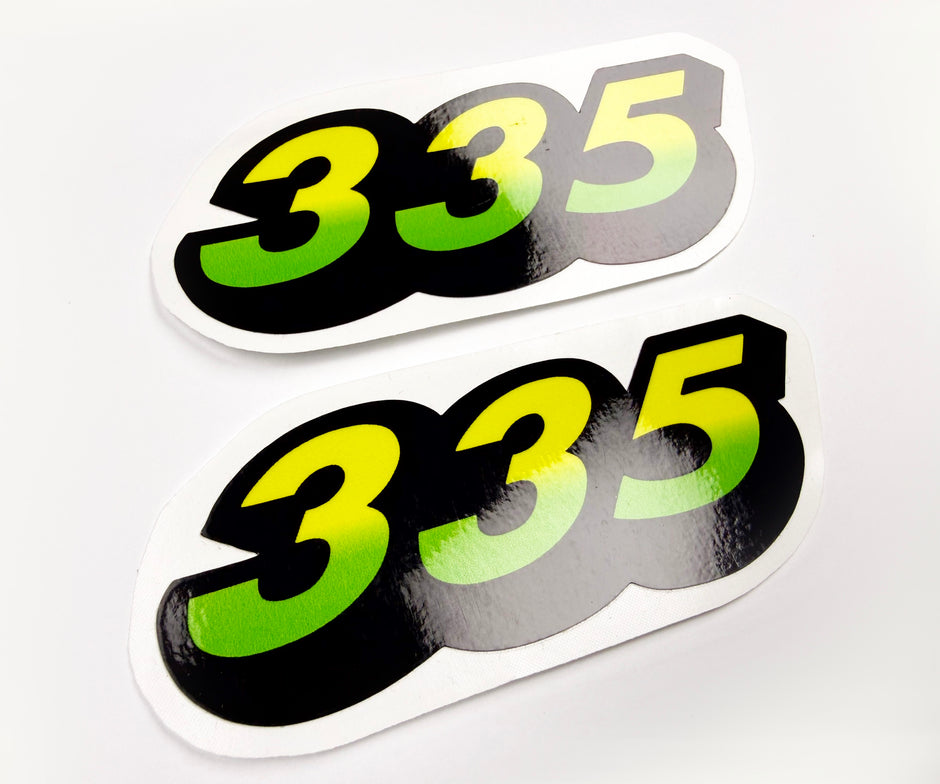 Replacement Vinyl Decal Set For 335 Lawn Tractor Hood, stickers Handmade