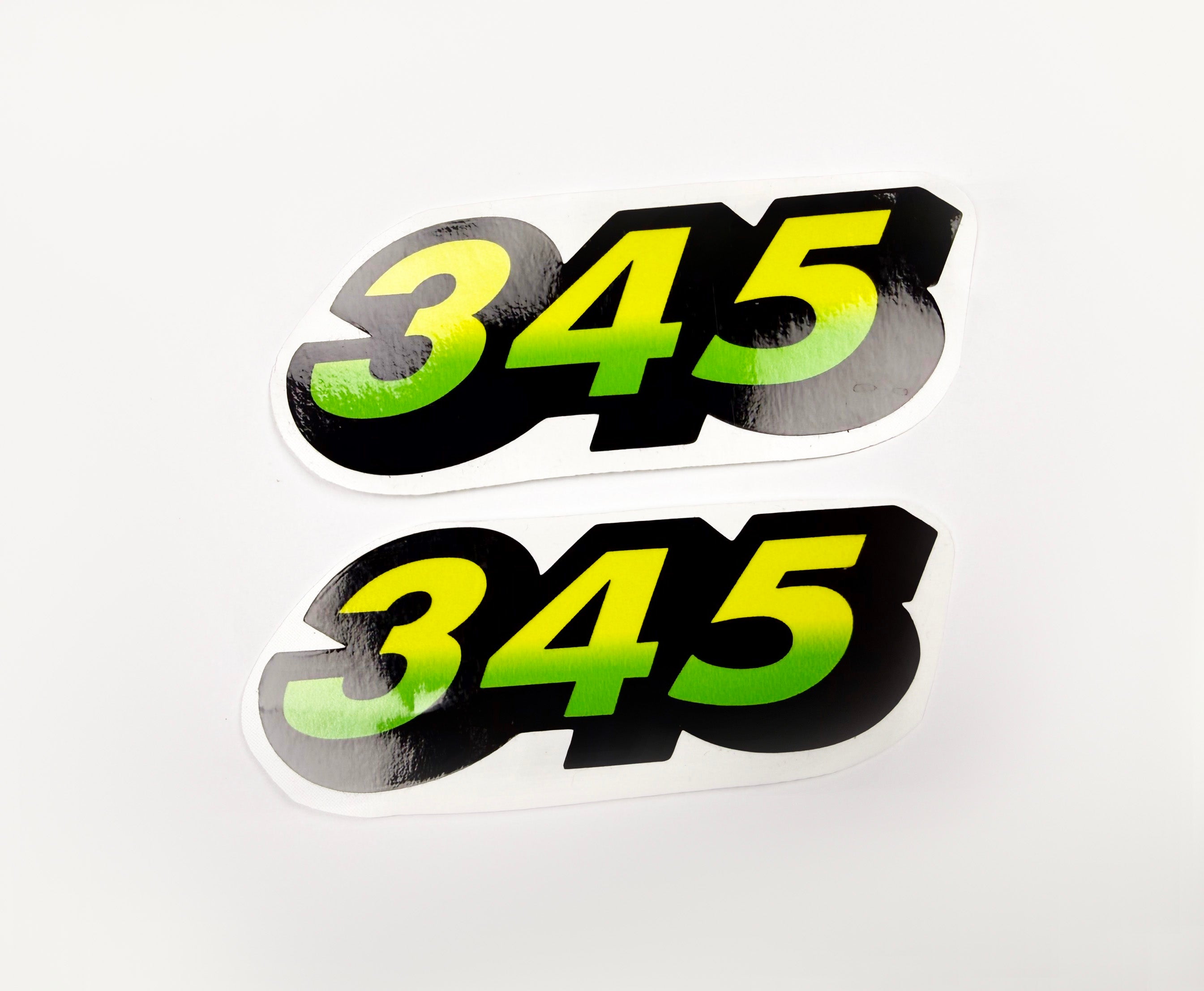 Replacement Vinyl Decal Set For 345 Lawn Tractor Hood, stickers set  Lawn Tractor Hood Handmade