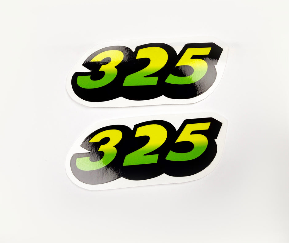 Replacement Vinyl Decal Set For 325 Lawn Tractor Hood, stickers set  Lawn Tractor Hood Handmade