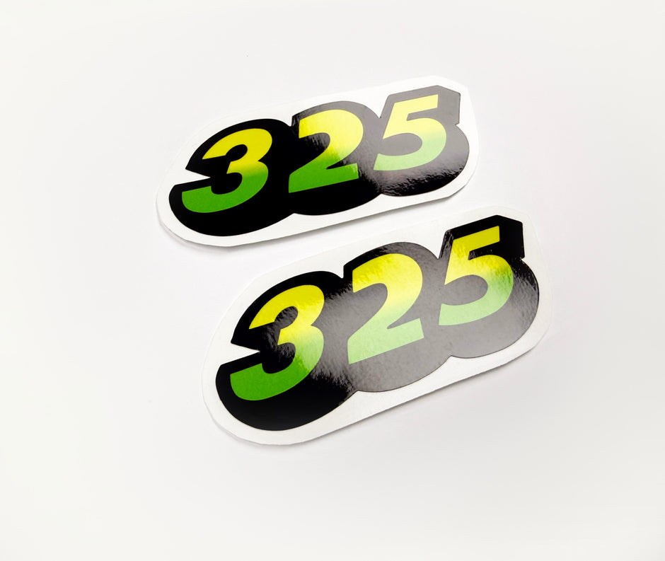 Replacement Vinyl Decal Set For 325 Lawn Tractor Hood, stickers Handmade